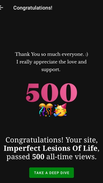 🎊🥳 Thank You so much everyone. :) I really appreciate the love and support.